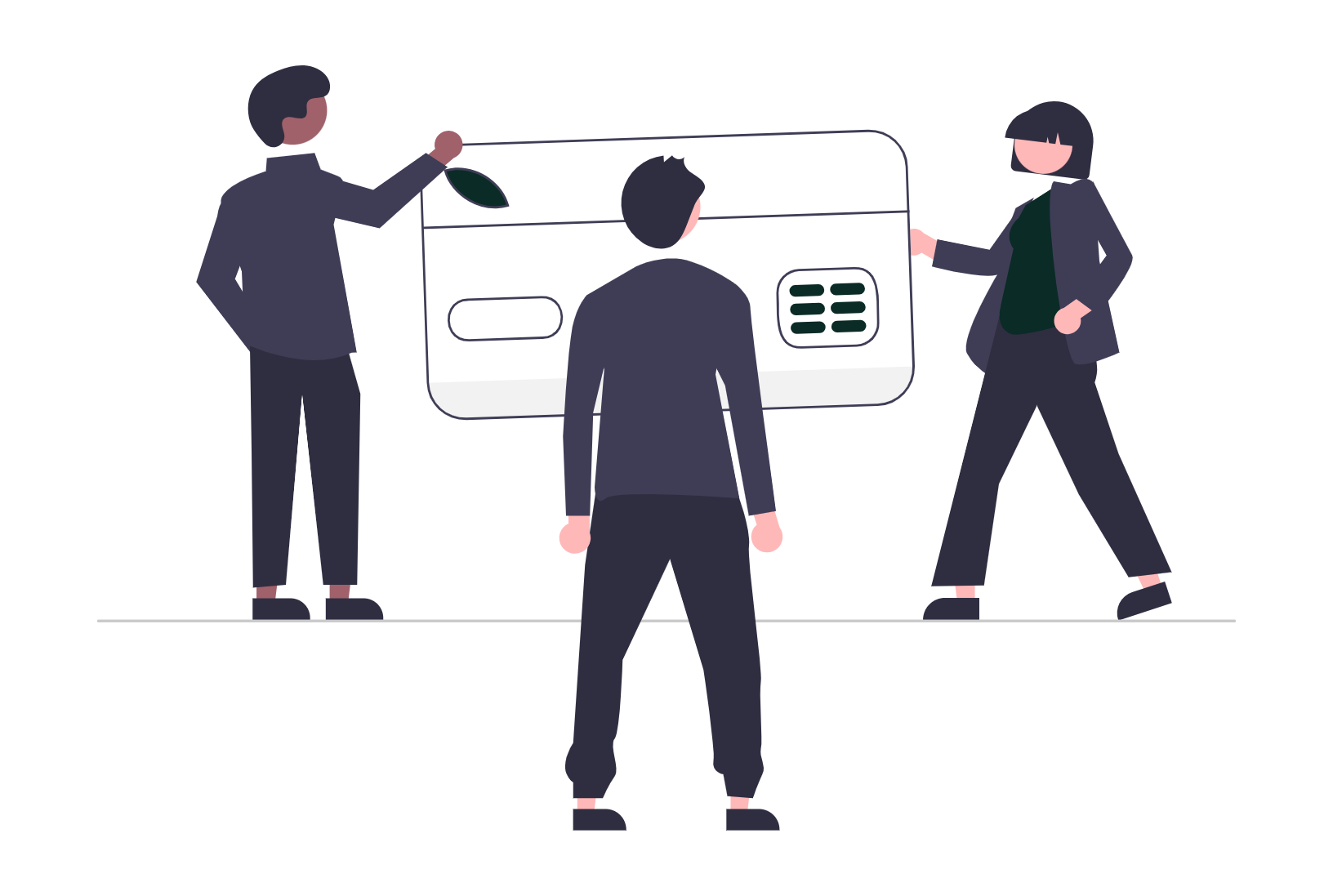 Fintech operations illustration